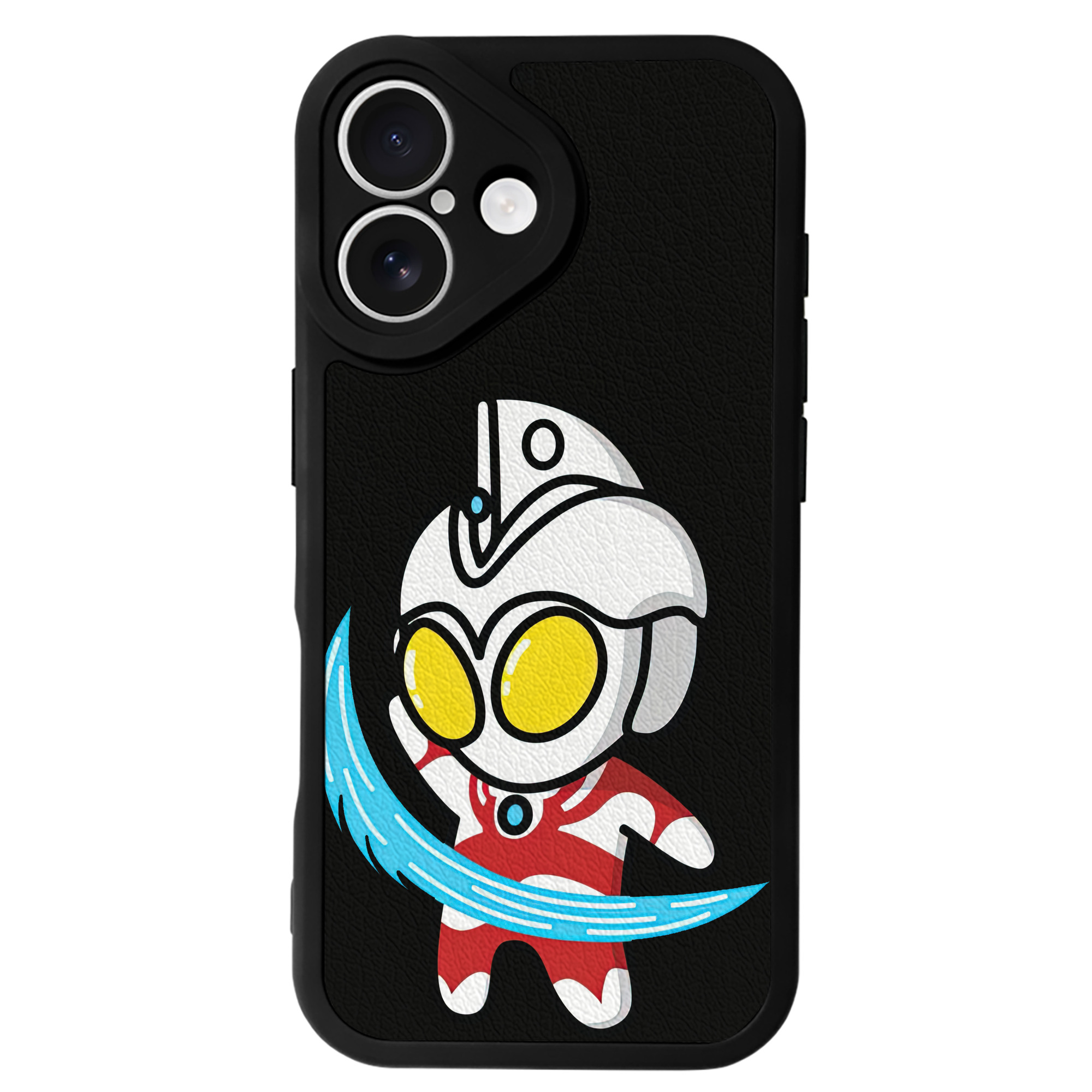（画像用） ウルトラマン Ultraman 【iPhone 16シリーズ対応】シリコンスマホケース（レザー調） 材質：シリコン